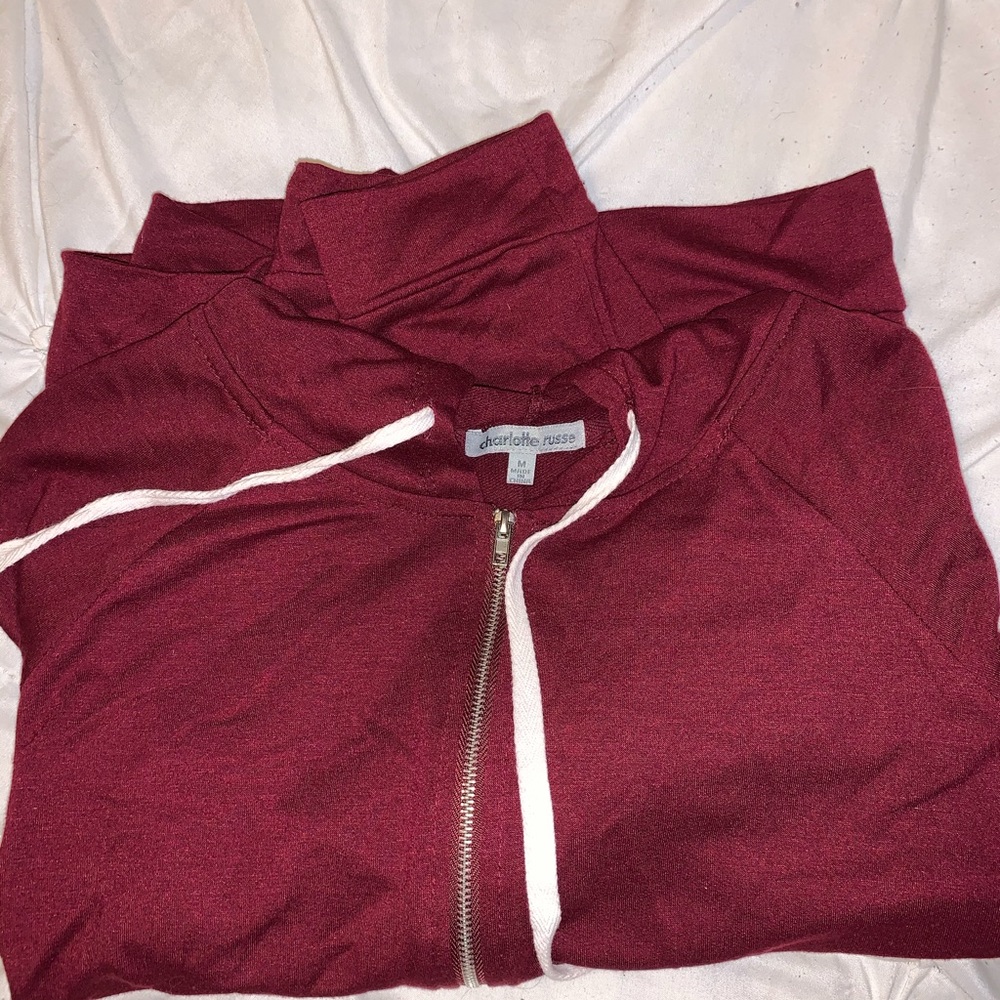 Charlotte Russe zip up jacket